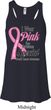 Breast Cancer Pink For Someone Special Ladies Flowy Racerback Tanktop
