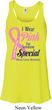 Breast Cancer Pink For Someone Special Ladies Flowy Racerback Tanktop