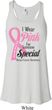 Breast Cancer Pink For Someone Special Ladies Flowy Racerback Tanktop