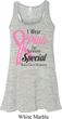 Breast Cancer Pink For Someone Special Ladies Flowy Racerback Tanktop