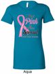 Breast Cancer Pink For Someone Special Ladies Longer Length Shirt