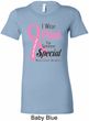 Breast Cancer Pink For Someone Special Ladies Longer Length Shirt