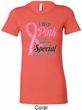 Breast Cancer Pink For Someone Special Ladies Longer Length Shirt
