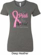 Breast Cancer Pink For Someone Special Ladies Longer Length Shirt