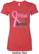 Breast Cancer Pink For Someone Special Ladies Longer Length Shirt
