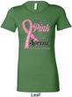 Breast Cancer Pink For Someone Special Ladies Longer Length Shirt