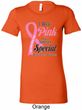 Breast Cancer Pink For Someone Special Ladies Longer Length Shirt