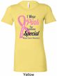 Breast Cancer Pink For Someone Special Ladies Longer Length Shirt
