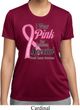 Breast Cancer Pink For Someone Special Ladies Moisture Wicking Shirt