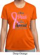 Breast Cancer Pink For Someone Special Ladies Moisture Wicking Shirt
