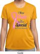Breast Cancer Pink For Someone Special Ladies Moisture Wicking Shirt
