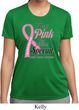 Breast Cancer Pink For Someone Special Ladies Moisture Wicking Shirt