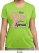 Breast Cancer Pink For Someone Special Ladies Moisture Wicking Shirt