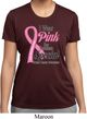 Breast Cancer Pink For Someone Special Ladies Moisture Wicking Shirt