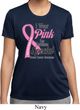Breast Cancer Pink For Someone Special Ladies Moisture Wicking Shirt