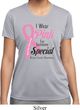 Breast Cancer Pink For Someone Special Ladies Moisture Wicking Shirt