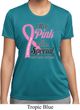 Breast Cancer Pink For Someone Special Ladies Moisture Wicking Shirt