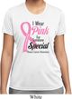 Breast Cancer Pink For Someone Special Ladies Moisture Wicking Shirt