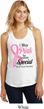 Breast Cancer Pink For Someone Special Ladies Racerback Tank Top