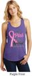 Breast Cancer Pink For Someone Special Ladies Racerback Tank Top