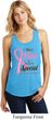 Breast Cancer Pink For Someone Special Ladies Racerback Tank Top