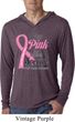 Breast Cancer Pink For Someone Special Lightweight Hoodie Shirt
