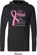 Breast Cancer Pink For Someone Special Lightweight Hoodie Tee