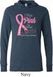 Breast Cancer Pink For Someone Special Lightweight Hoodie Tee