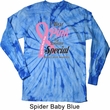 Breast Cancer Pink For Someone Special Long Sleeve Tie Dye Shirt