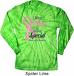 Breast Cancer Pink For Someone Special Long Sleeve Tie Dye Shirt