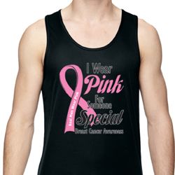 Breast Cancer Pink For Someone Special Mens Moisture Wicking Tanktop