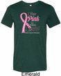 Breast Cancer Pink For Someone Special Mens Tri Blend Crewneck Shirt
