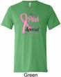 Breast Cancer Pink For Someone Special Mens Tri Blend Crewneck Shirt