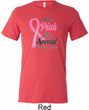 Breast Cancer Pink For Someone Special Mens Tri Blend Crewneck Shirt