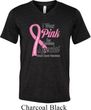 Breast Cancer Pink For Someone Special Mens Tri Blend V-neck Shirt