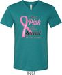 Breast Cancer Pink For Someone Special Mens Tri Blend V-neck Shirt