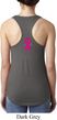 Breast Cancer Pink Ribbon Pin Neck Print Ladies Ideal Tank Top