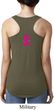 Breast Cancer Pink Ribbon Pin Neck Print Ladies Ideal Tank Top