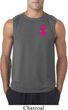Breast Cancer Pink Ribbon Pin Pocket Print Mens Sleeveless Shirt