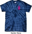 Breast Cancer Pink Ribbon Pin Pocket Print Spider Tie Dye Shirt