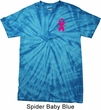 Breast Cancer Pink Ribbon Pin Pocket Print Spider Tie Dye Shirt