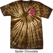 Breast Cancer Pink Ribbon Pin Pocket Print Spider Tie Dye Shirt