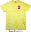 Breast Cancer Pink Ribbon Pin Pocket Print Spider Tie Dye Shirt