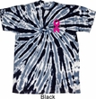 Breast Cancer Pink Ribbon Pin Pocket Print Twist Tie Dye Shirt