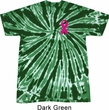 Breast Cancer Pink Ribbon Pin Pocket Print Twist Tie Dye Shirt