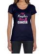 Breast Cancer Shirt Tougher Than Cancer Scoop Neck Tee T-Shirt