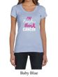 Breast Cancer Shirt Tougher Than Cancer Scoop Neck Tee T-Shirt