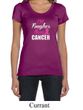 Breast Cancer Shirt Tougher Than Cancer Scoop Neck Tee T-Shirt
