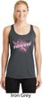 Breast Cancer Survivor Wings Ladies Dry Wicking Racerback Tank Top