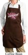 Breast Cancer Survivor Wings Ladies Full Length Apron with Pockets